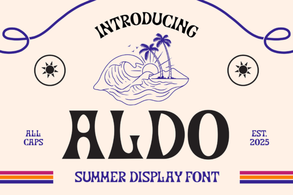 Aldo: A Lively Display Font for Capturing Summer's Spirit