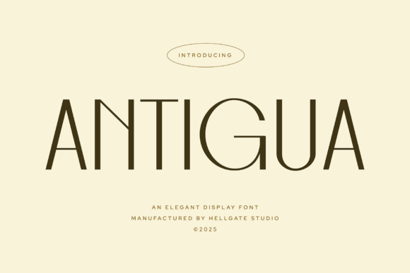 Antigua: A Typeface for Timeless Elegance