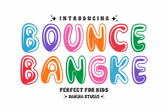 Bounce Bangke: The Font That Radiates Pure Joy