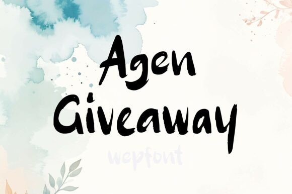 Discovering the Artistry of Agen Giveaway