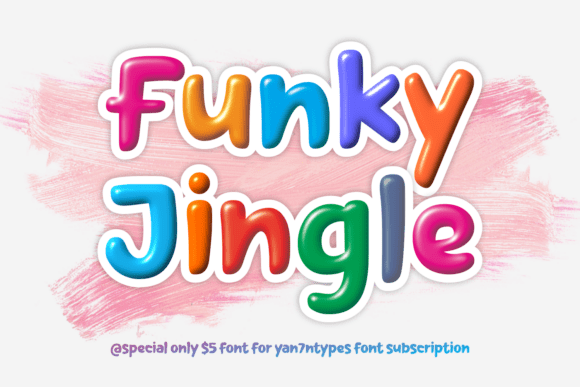 Funky Jingle: A 3D Display Font for Joyful Design