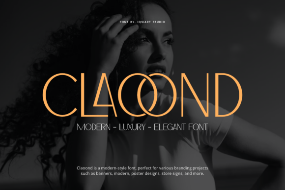 Introducing Claoond: The Luxury Display Font for Modern Brands