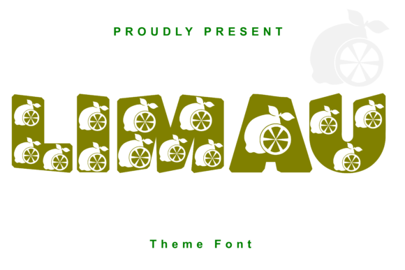 Limau: A Display Font Bursting with Seasonal Energy
