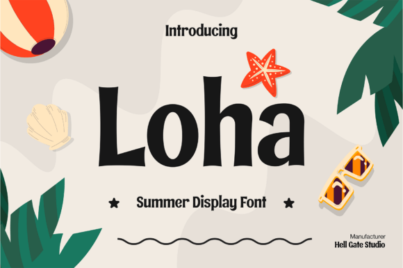 Loha: The Vibrant Summer Typeface for Your Next Project