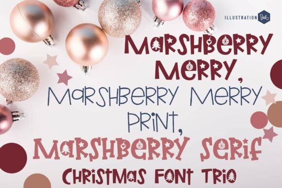 Marshberry Merry Trio: Holiday Charm Meets Design Versatility