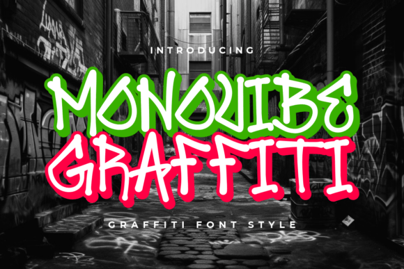 Monovibe Graffiti: Capturing Urban Energy in Your Designs