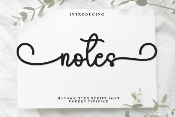 Notes: The Modern Handwritten Script for Effortless Elegance