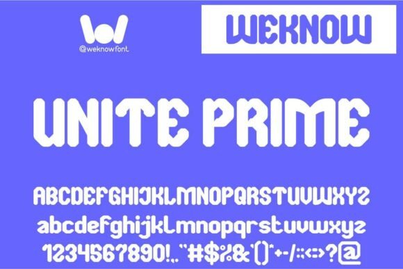 Unite Prime: A Bold Typeface for Modern Designers