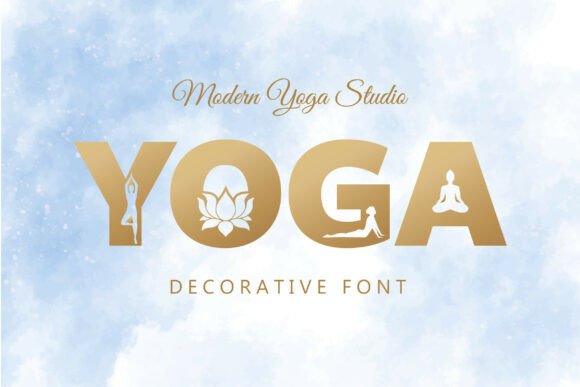 Yoga: The Decorative Font for Wellness Brands